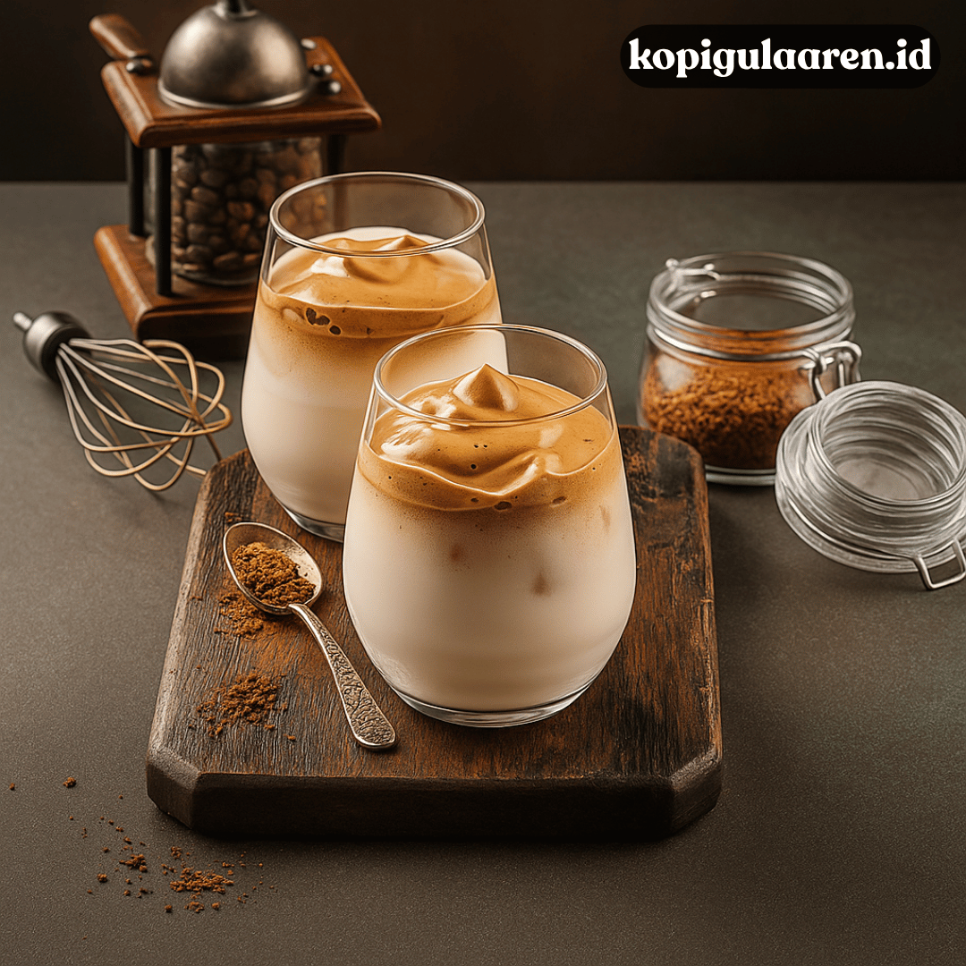 kopi gula aren dalgona